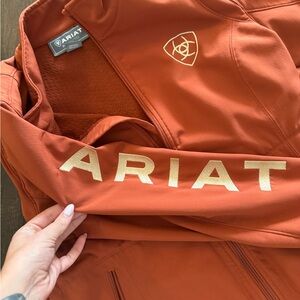 Women’s Ariat Jacket - Burnt Orange w/ Gold embroidery - Size XL